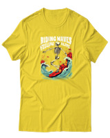 T-Shirt  Γυναικείο - Feeling Alive - Color Thumbnail Κίτρινο Χρυσό