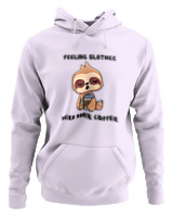 Φούτερ με κουκούλα Αντρικό - Feeling Slothee Need More Coffee - Color Thumbnail Lilac