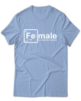 T-Shirt Unisex - Female - Color Thumbnail Γαλάζιο