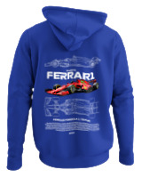 Φούτερ με κουκούλα - Ferrari - Color Thumbnail Μπλε Ρουά