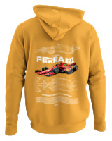 Φούτερ με κουκούλα - Ferrari - Color Thumbnail Κίτρινο Χρυσό