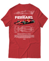 T-Shirt Αντρικό - Ferrari - Color Thumbnail Κόκκινο