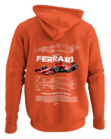 Φούτερ με κουκούλα - Ferrari - Color Thumbnail Orange