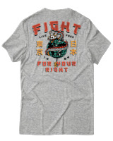 T-Shirt Αντρικό - Fight For Your Rights - Color Thumbnail Γκρι Μελανζέ