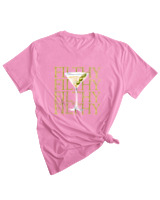 T-Shirt Woman Fashion Γυναικείο - Filthy Martini - Color Thumbnail PINK