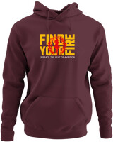 Φούτερ με κουκούλα - Find Your Fire - Color Thumbnail Marron
