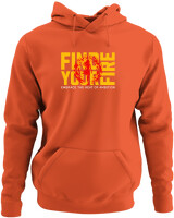Φούτερ με κουκούλα - Find Your Fire - Color Thumbnail Orange