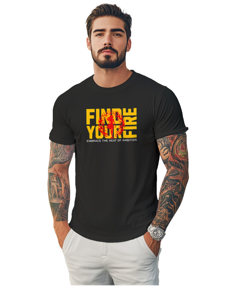 T-Shirt Αντρικό - Find Your Fire - Image 1