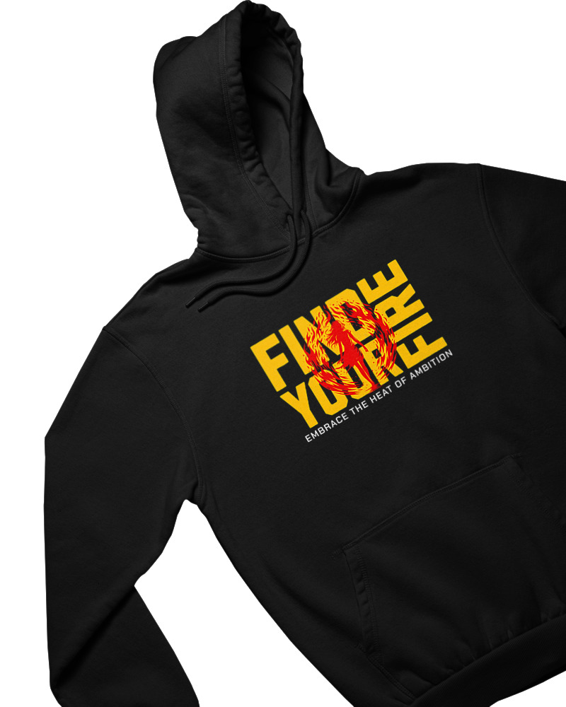 Φούτερ με κουκούλα - Find Your Fire - Image 1