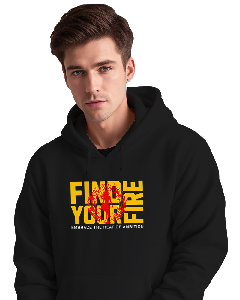 Φούτερ με κουκούλα - Find Your Fire - Image 2