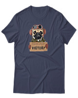 T-Shirt Αντρικό - Find Your Own Victory - Color Thumbnail Μπλε Γκρι