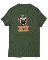 T-Shirt Αντρικό - Find Your Own Victory - Color Thumbnail Κυπαρισσί