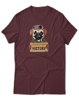 T-Shirt Αντρικό - Find Your Own Victory - Color Thumbnail Μπορντό