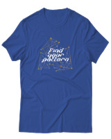 T-Shirt Αντρικό - Find Your Pattern - Color Thumbnail Μπλε Ρουά