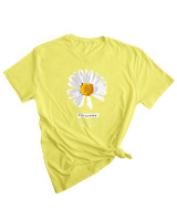 T-Shirt Woman Fashion Γυναικείο - Flawsome - Color Thumbnail LIGHT YELLOW