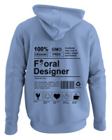 Φούτερ με κουκούλα - Floral Designer - Color Thumbnail Blue Carolina