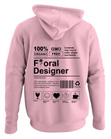 Φούτερ με κουκούλα - Floral Designer - Color Thumbnail Pink