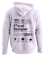 Φούτερ με κουκούλα - Floral Designer - Color Thumbnail Λιλά
