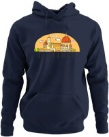 Φούτερ με κουκούλα - Florence - Color Thumbnail Navy Blue