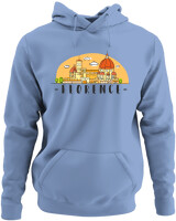 Φούτερ με κουκούλα - Florence - Color Thumbnail Blue Carolina