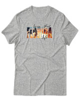 T-Shirt Αντρικό - Florida Livin That Life - Color Thumbnail Γκρι Μελανζέ
