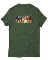 T-Shirt Αντρικό - Florida Livin That Life - Color Thumbnail Κυπαρισσί
