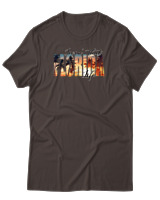 T-Shirt Αντρικό - Florida Livin That Life - Color Thumbnail Καφέ