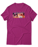 T-Shirt Αντρικό - Florida Livin That Life - Color Thumbnail Φουξια