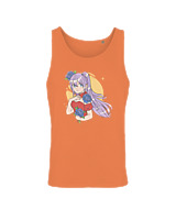 Αμάνικο Μπλουζάκι Αντρικό - Flower Girl Anime - Color Thumbnail Peach