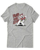 T-Shirt Αντρικό - Fluff And Stuff - Color Thumbnail Γκρι Μελανζέ