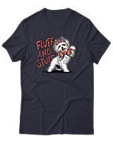 T-Shirt Αντρικό - Fluff And Stuff - Color Thumbnail Σκούρο Μπλε