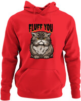 Φούτερ με κουκούλα - Fluff You - Color Thumbnail Κόκκινο