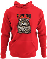 Φούτερ με κουκούλα - Fluff You - Color Thumbnail Κόκκινο