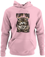 Φούτερ με κουκούλα - Fluff You - Color Thumbnail Pink