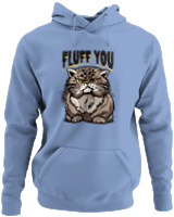 Φούτερ με κουκούλα - Fluff You - Color Thumbnail Blue Carolina