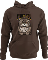 Φούτερ με κουκούλα - Fluff You - Color Thumbnail Καφέ