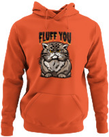 Φούτερ με κουκούλα - Fluff You - Color Thumbnail Πορτοκαλί