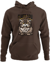 Φούτερ με κουκούλα - Fluff You - Color Thumbnail Καφέ