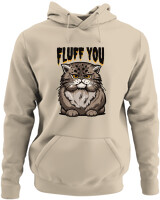 Φούτερ με κουκούλα - Fluff You - Color Thumbnail Μπέζ