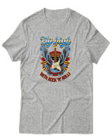T-Shirt Αντρικό - Fly High - Color Thumbnail Γκρι Μελανζέ