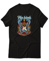 T-Shirt Αντρικό - Fly High - Color Thumbnail Μαύρο