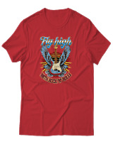 T-Shirt Αντρικό - Fly High - Color Thumbnail Κόκκινο