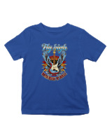 T-Shirt  Παιδικό - Fly High - Color Thumbnail Μπλε Ρουά