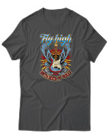 T-Shirt  Γυναικείο - Fly High - Color Thumbnail Ανθρακί