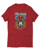 T-Shirt  Γυναικείο - Fly High - Color Thumbnail Κόκκινο