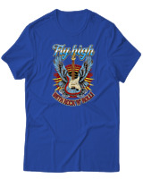 T-Shirt  Γυναικείο - Fly High - Color Thumbnail Μπλέ Ρουά