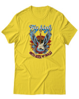 T-Shirt  Γυναικείο - Fly High - Color Thumbnail Κίτρινο Χρυσό