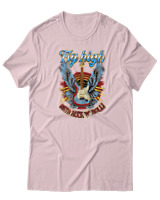 T-Shirt  Γυναικείο - Fly High - Color Thumbnail Απαλό Ροζ