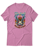 T-Shirt  Γυναικείο - Fly High - Color Thumbnail Ροζ