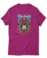 T-Shirt  Γυναικείο - Fly High - Color Thumbnail Φούξια